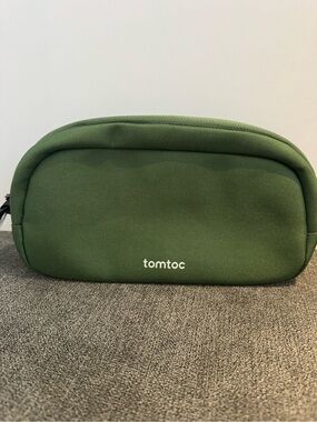 tomtoc Travel Electronic Accessory Organizer Water Resistant Recycled Fabric NWT